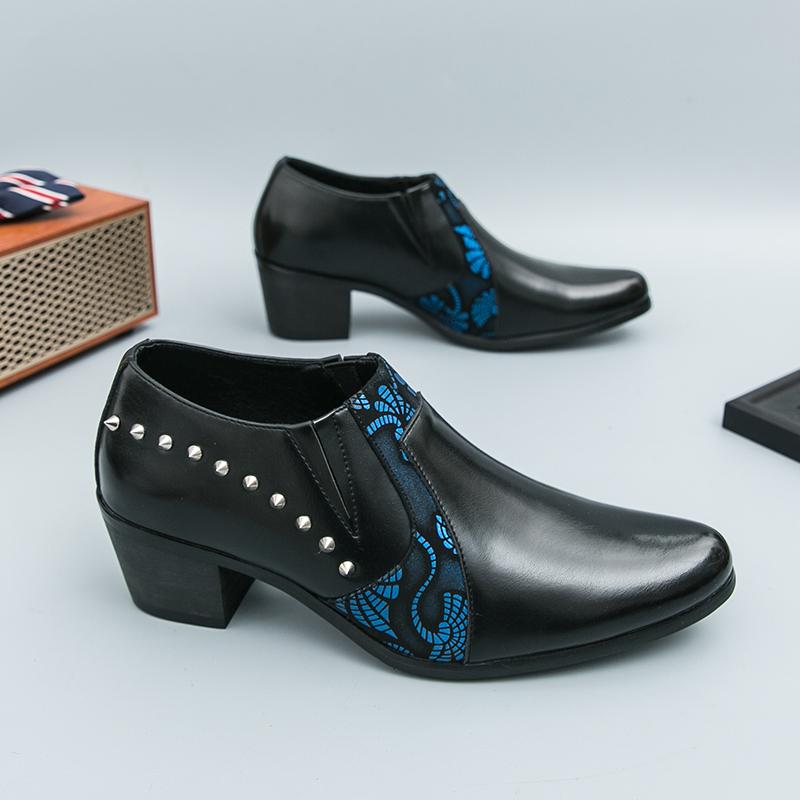 Мода 2025 Лето Ботильоны Повседневная Кожаная Обувь Мужская Средний Каблук Сандалии Боковые Лоферы Ботинки на Молнии Вырезы Дышащие Zapatos