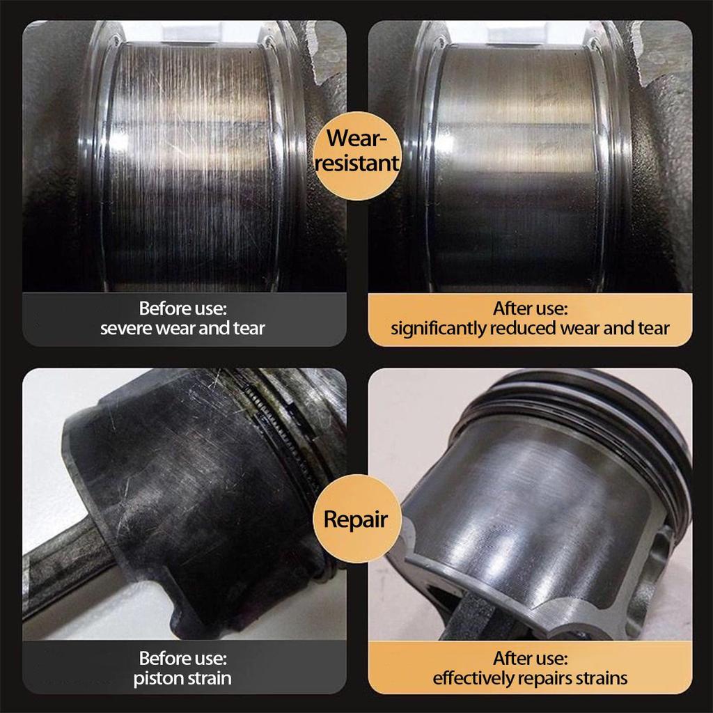 Engine Anti-Wear & Noise Reduction Additive - Anti-Vibration, Anti-Rust, Burning Treatment for Automotive Engine Oil