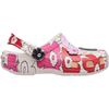Crocs X Marimekko Классические сабо Мягкие, Нескользящие, Прочные Низкие детские сандалии Дошкольные Бело-красно-розово-зеленые