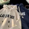 Navava Women Lettering Long Sleeve Fleece Hoodie Nt2082