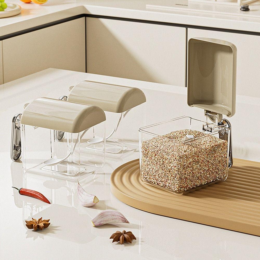 Влагозащищенный настенный контейнер для приправ, пластиковая полка для хранения специй, кухонные принадлежности