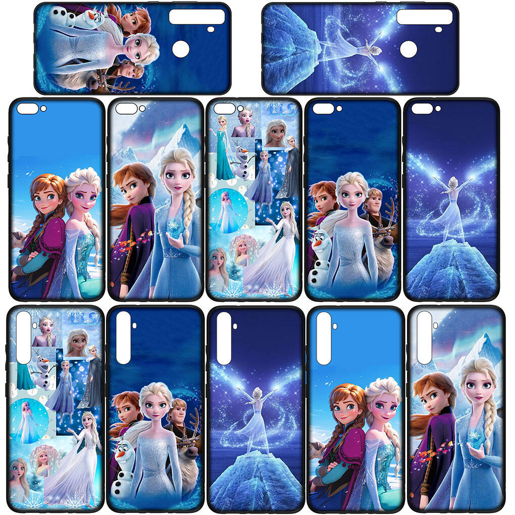 for Motorola Moto Edge 70 60 50 G54 G05 G86 Samsung Galaxy S25 iPhone 17 16 15 Xiaomi Redmi Note 14 13 Pro Max Phone Case Anime Elsa Anna Olaf Cover