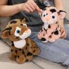 Sitting Simulated Leopard Plush Toy Fluffy Animals Stuffed Toys  Children's Day