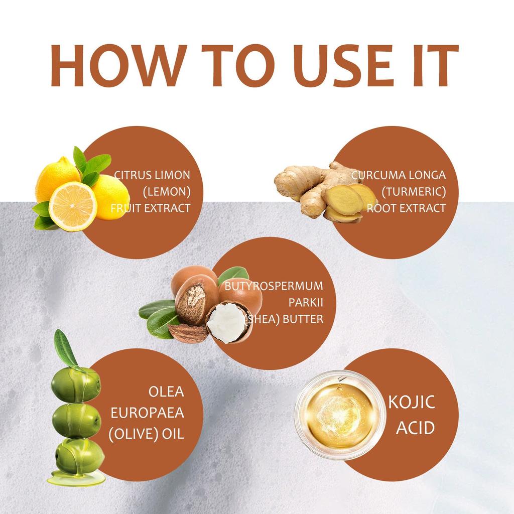 Lemon Kojic Soap Kojic Soap For Hyperpigmentation For Dark Dot Kojic  Dark Dot Remover Soap Face Body Wash Hand Bath Soap Bars Face Cleanser 100g