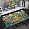Desk Mat P-pokemon Cute Gaming Mouse Pad Large Non-slip Mousepad PC Gamer Desktop Decoration HD Office Mouse Mat PC Accessories