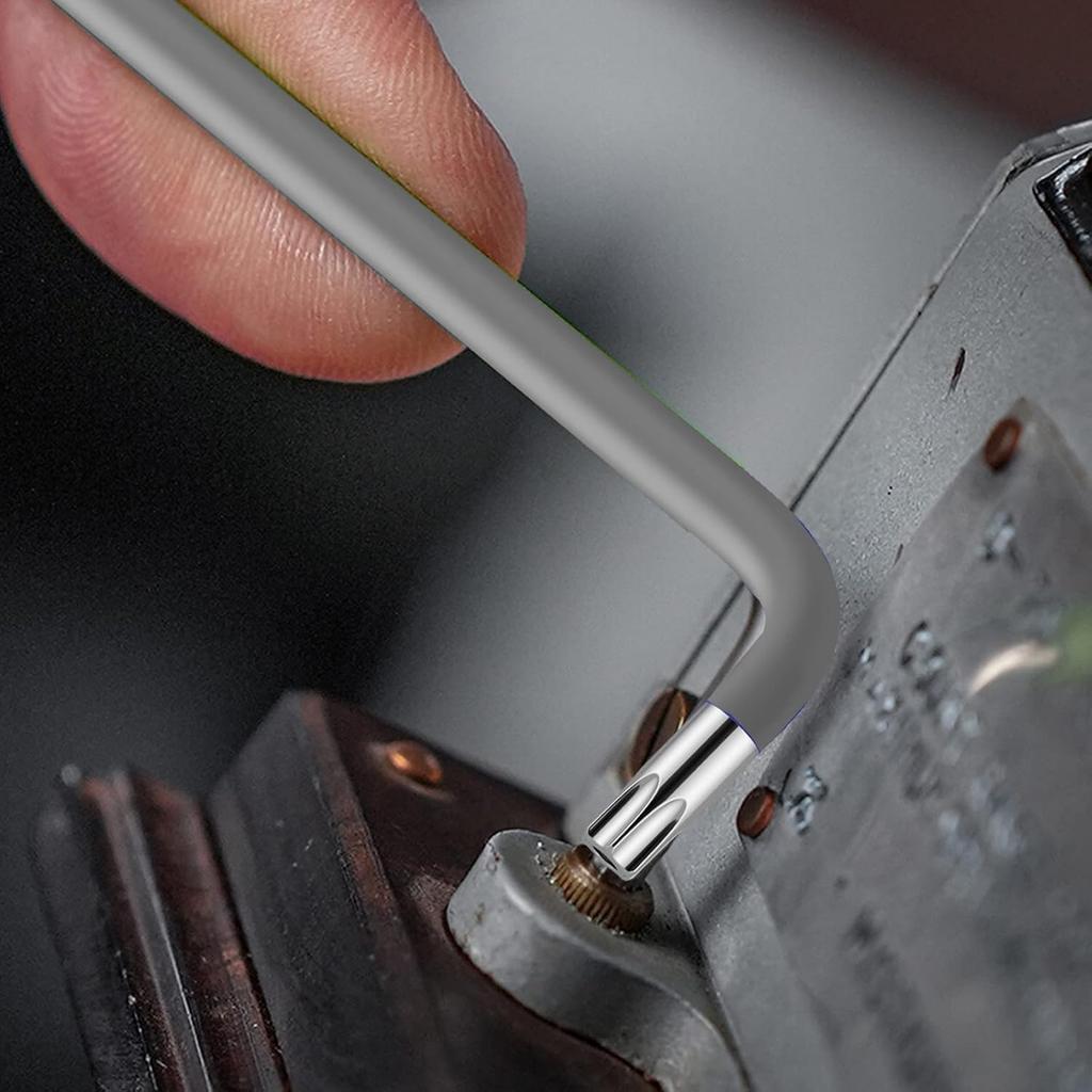 Набор шестигранных ключей Samcos с шариком, из легированной стали, шестигранные, для цифрового велосипеда, мотоцикла и дома, с ключом, звездообразным ключом, 9 штук, наконечник, ключи 1,5 мм-10 мм,