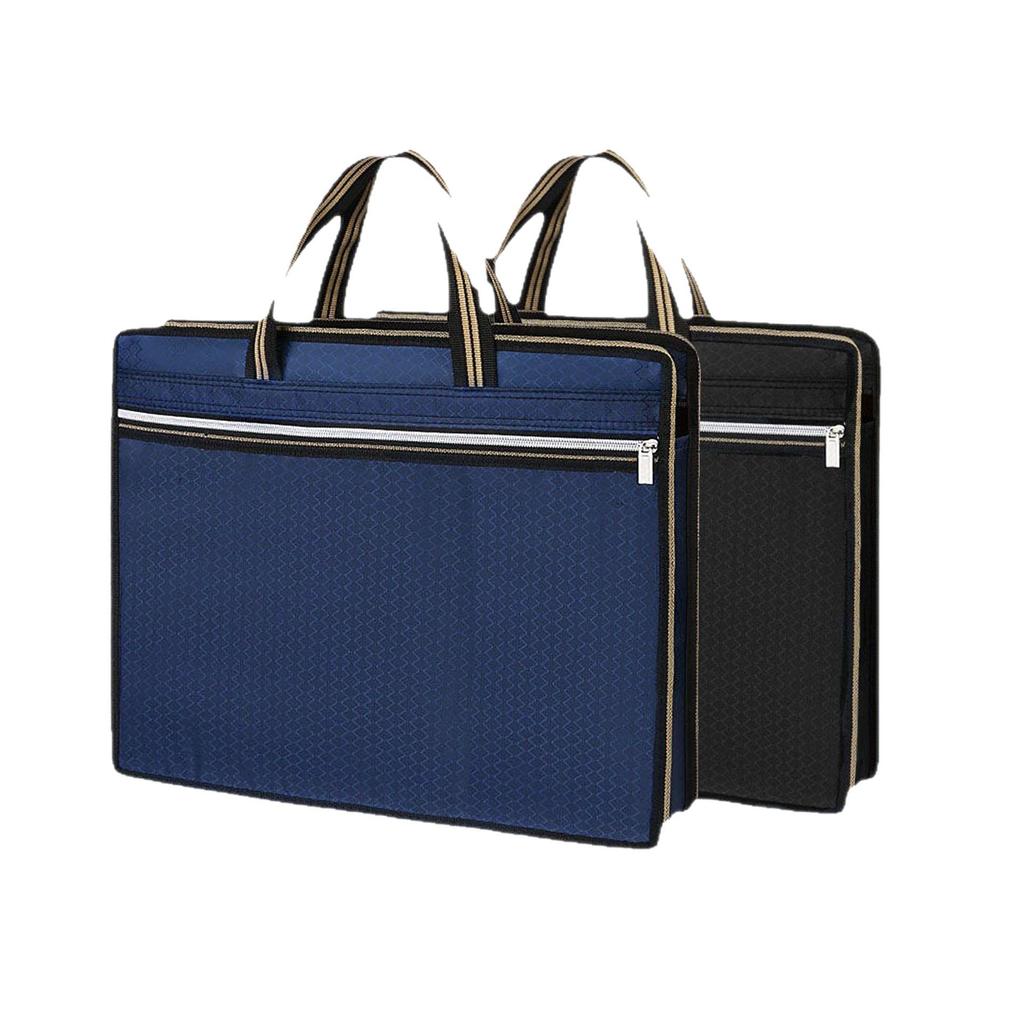 Сумка для ноутбука из Оксфордской ткани - Ручная сумка-портфель большой вместимости на молнии, Утолщенная, для тренировок и конференций