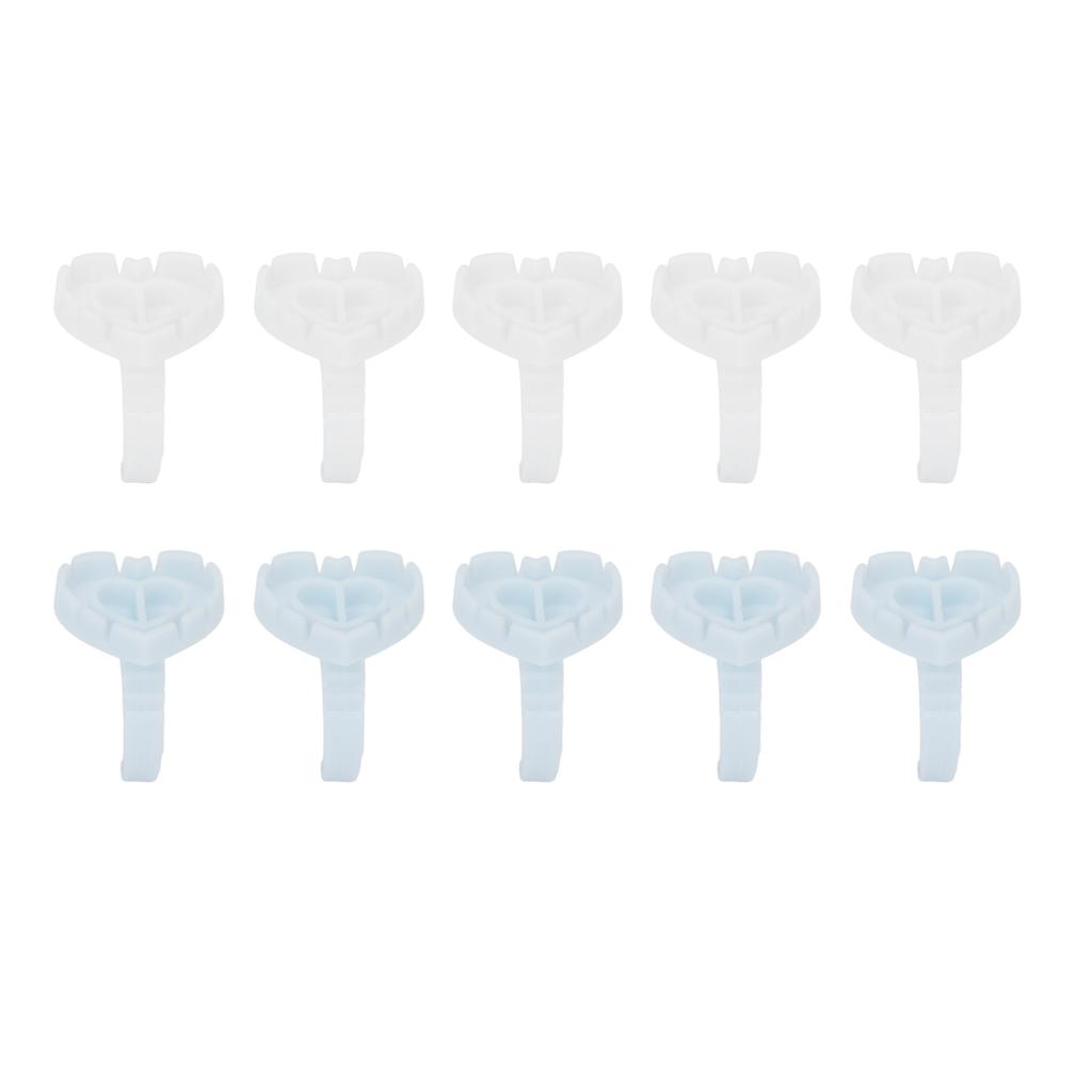 100 шт., клейкие кольца для наращивания ресниц, одноразовые в форме сердца, накладные глазки, цветущие чашки, инструменты