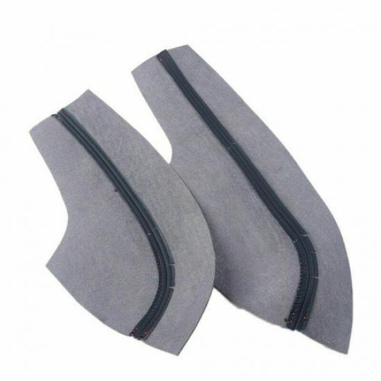 Door Armrest Leather Surface Pad COVER Trim Black for Honda Civic 10th 16-21