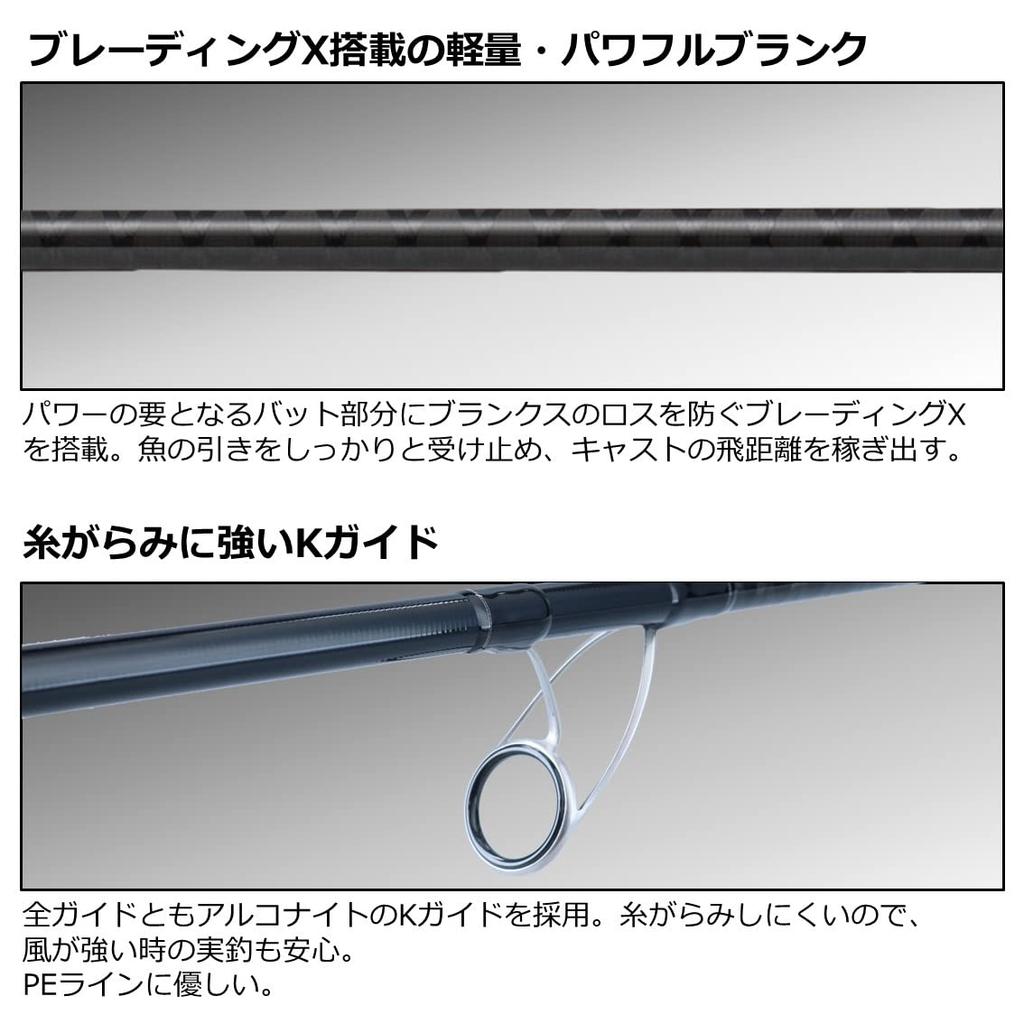 Daiwa Береговая джиггинговая приманка X 100MH черного цвета