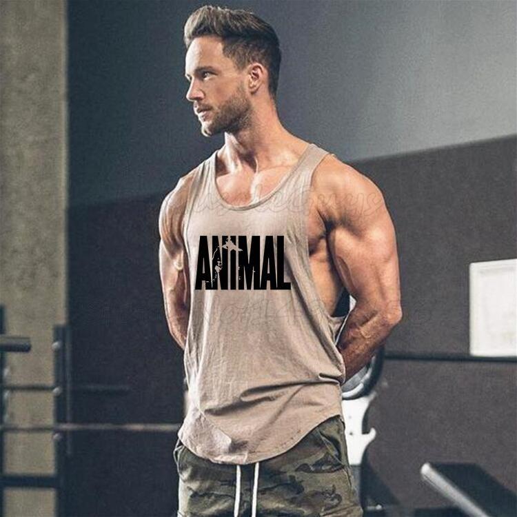 Muscleguys Брендовая одежда для бодибилдинга, топы для фитнеса, мужские майки-стрингеры с принтом, жилет для тренировок, майка для тренажерных залов