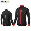 Велосипедная куртка WOSAWE Мужская термофлисовая ветрозащитная велосипедная куртка