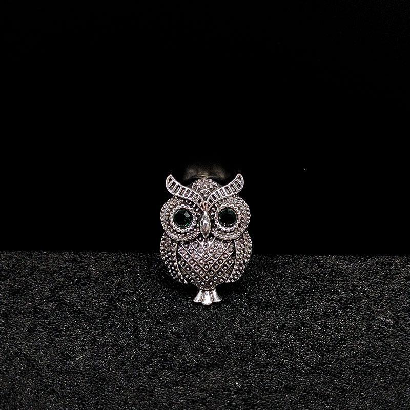 Очаровательная брошь в виде совы - булавка в средневековом стиле для мужчин и женщин