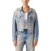 Джинсовая куртка Levis свободного кроя на одной пуговице с коротким рукавом Женские куртки A91550022