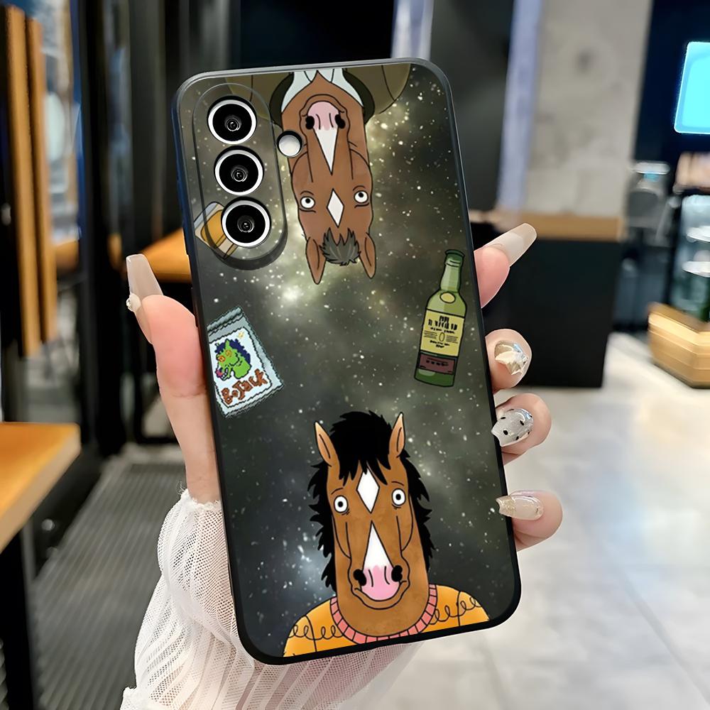 Крутой чехол для телефона B-Bojack H-Horseman для Samsung A25 A13 A33 5G A54 A36 A35 A56 A52 A14 Ударопрочный мягкий чехол