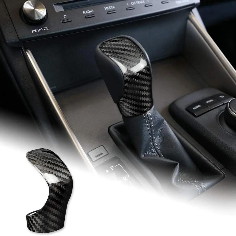 Carbon Fiber Gear Shift Knob Cover for Lexus ES RX GS 2015-2017 Interior Trim