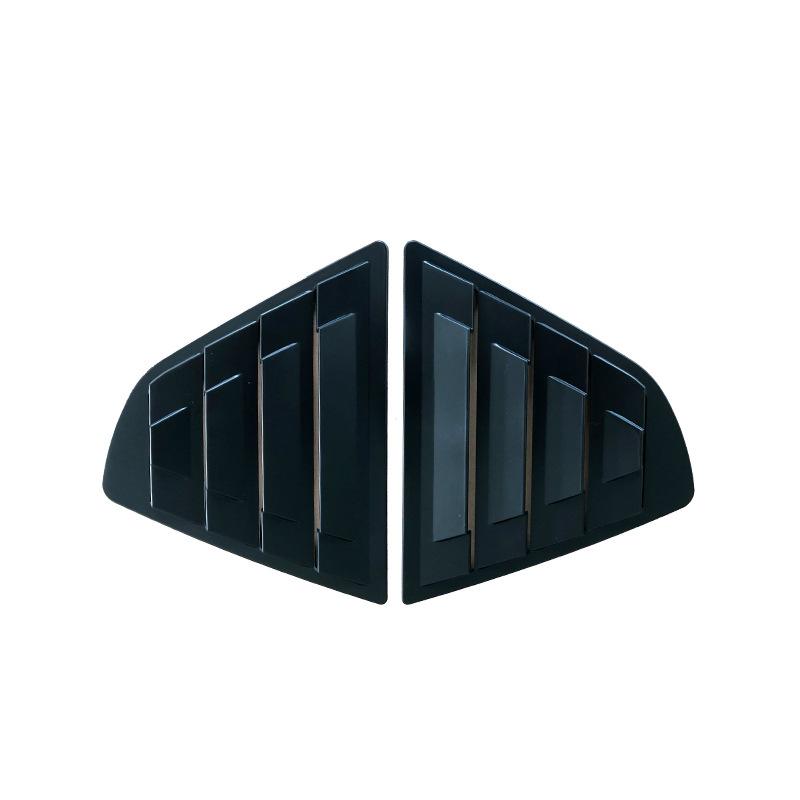 For Toyota Camry Sedan 2018 2019 2020 2025 2025 2025 Car Rear Louver Window Side Shutter Cover Trim Sticker Vent Scoop ABS Auto