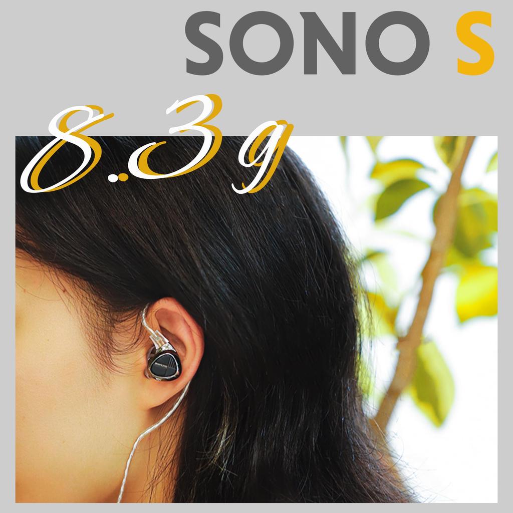 SHANLING SONO S Гибридные наушники Диафрагма Звуковая катушка HCCAW Сменные звуковые фильтры Сертифицированный совместимый кабель OFC Компактные и легкие Проводные