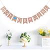 Boy or Girl Burlap Banner - Burlap Baby Shower Banner, Baby Shower Decorations