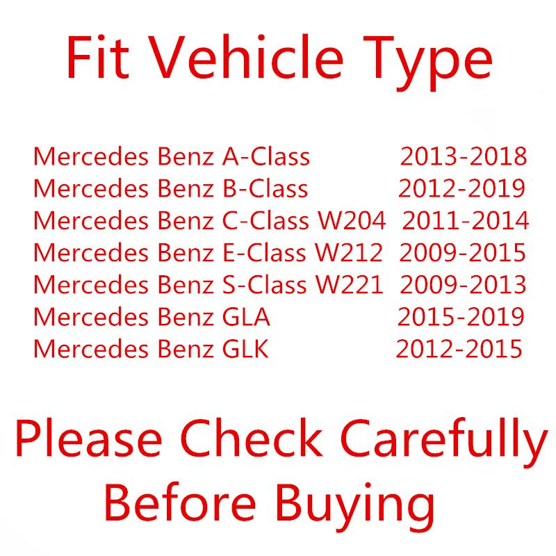 Side Mirror Glass For Mercedes Benz A B C E S GLA GLK Class W204 W212 W221 HD Heated Rearview Mirror Lens Automotive Accessories