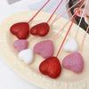 10 шт. DIY Ваза Палочка-пик Пенопластовый Топпер для Торта Изысканная Палочка с Сердечками День Святого Валентина