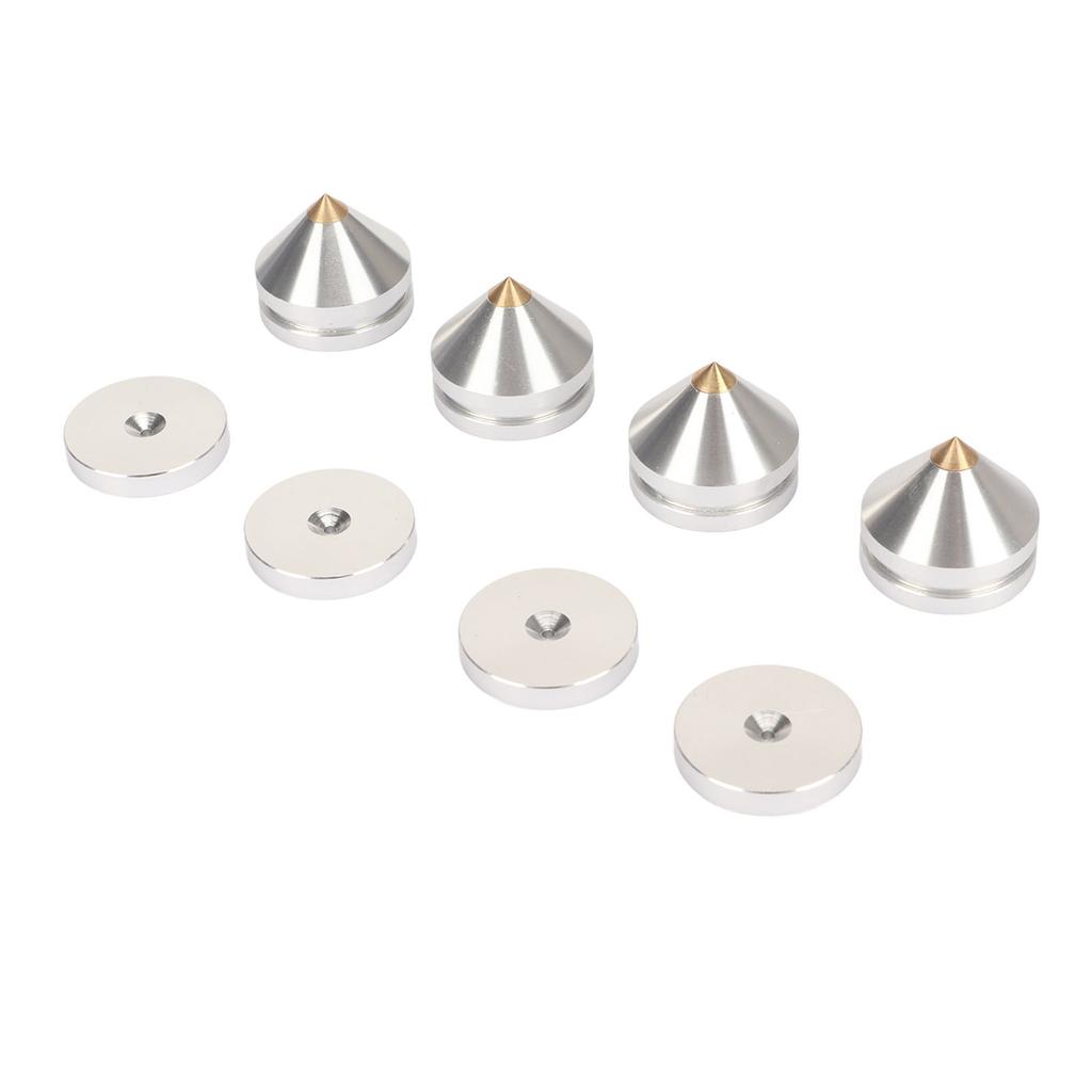4PCS Speaker Isolation Feet Pad Shock Absorption Amplifier Spike Isolation Feet Mat for Turntable