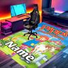 Custom Name Personalized Pippi Longstocking Print Carpet, Versatile Home Decor Rug, for Playroom, Apartment, Balcony, Entryway, Hallway Gift