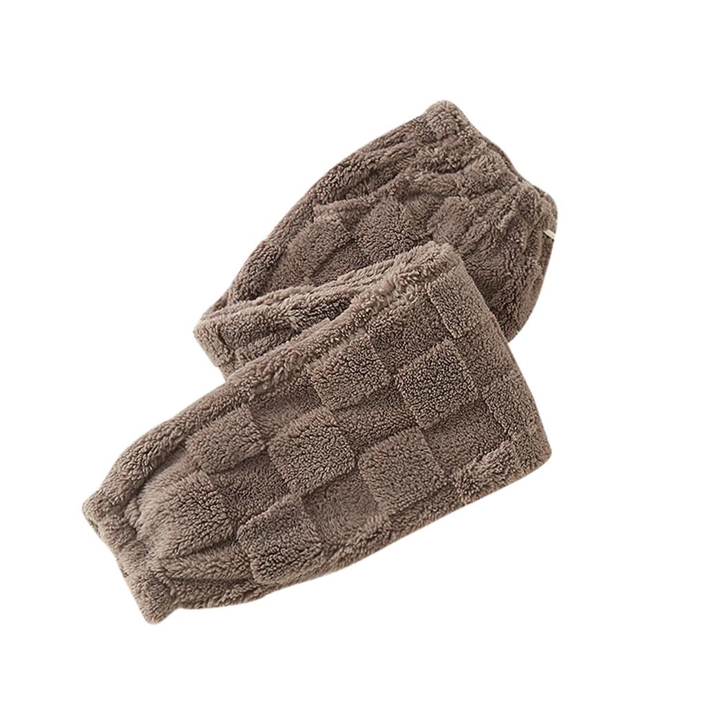 Женские термофлисовые карманы пижамные теплые повседневные брюки домашние пижамные штаны