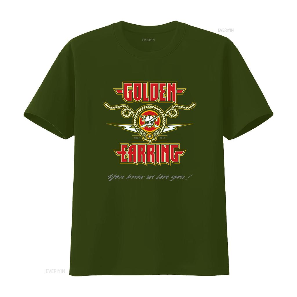 Golden Earring You Know We Love T Shirt Full Size S 5xl Vintage Washed Top For Everyday Wear Slightly Versatile Casual Graphic