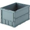 TRUSCO Thin Folding Container 50L Gray X 10 Storage Case Storage Box TR-O50B-GY