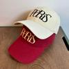 Embroidered Letter Baseball Hat Hole Sun Hat Fashion Embroidery Baseball Cap  Sports