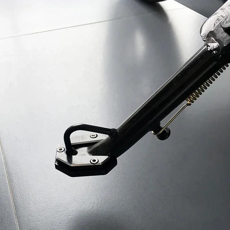 Aluminum Alloy Universal Bike Kickstand Foot Grip Enhanced Stability Adjustable Side Stand Scooter Motorcycle Motor Scooters