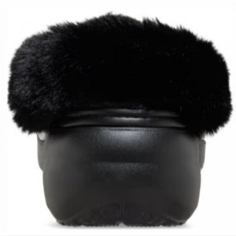 Crocs Классический клог на платформе с меховой подкладкой 212854 001