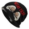 Прохладная шапка-бини с изображением бойца Муай Тай, унисекс, зимняя теплая шапка, Homme, вязаная шапка, уличные клубные шапочки с черепами, шапки для женщин унисекс