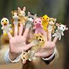 Plush Animals Finger Puppet Toys Tell Story Interactive Toys Kids Animal Hand Puppet  Children Gift