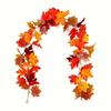 175 см искусственная гирлянда из кленовых листьев для дома, сада, помещения, улицы, подвесные искусственные листья растений, виноградная лоза