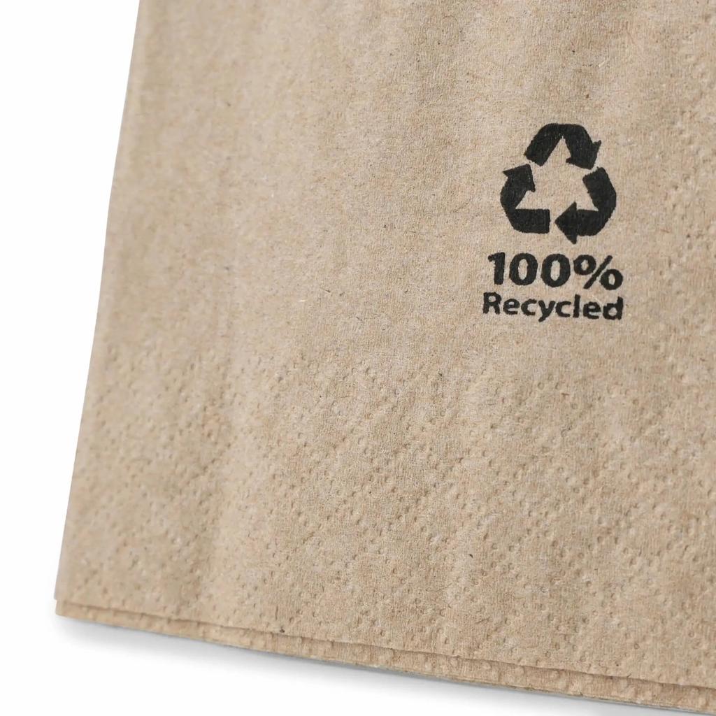 2-Ply Embossed Napkins "Recycled" 20 X 20 100 Pcs