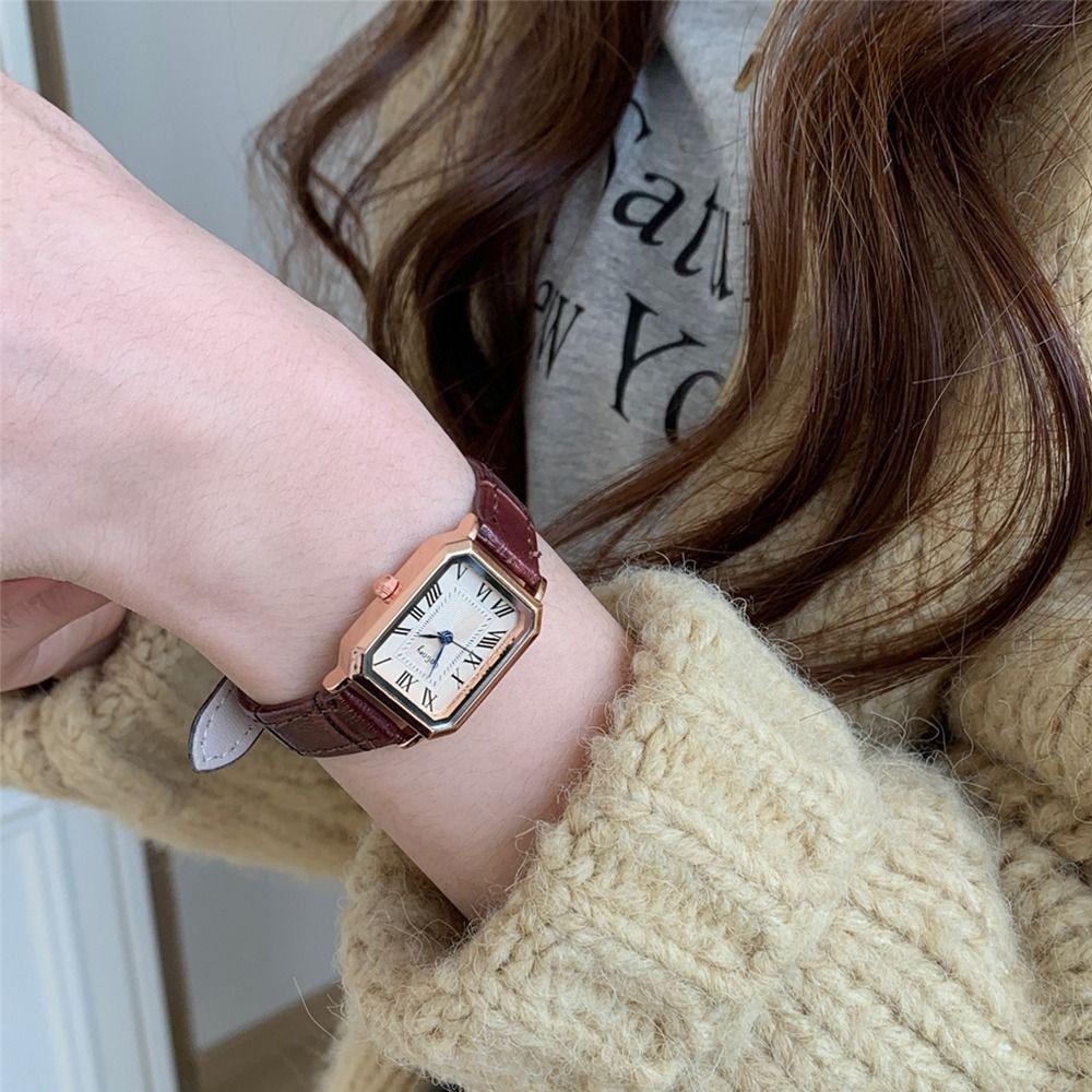 Exquisite Women's Wrist Watch Portable Vintage Female Clock Ladies Business Watches Women