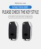 BTQNM1 Leather Style Car Logo Remote Key Case Protection Cover Shell For Kia Sportage Ceed Xceed Sports K5 Seltos 2019 2020 2022 2023