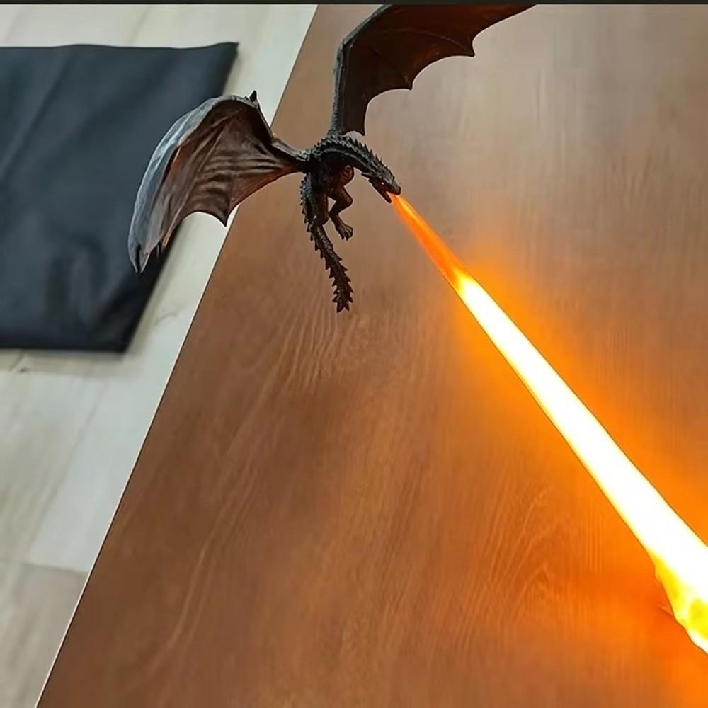 Black Dragon Bookshelf Decor Lamp LED Light Bookshelf Ornament New Dragon Bookend Bookshelf Decor