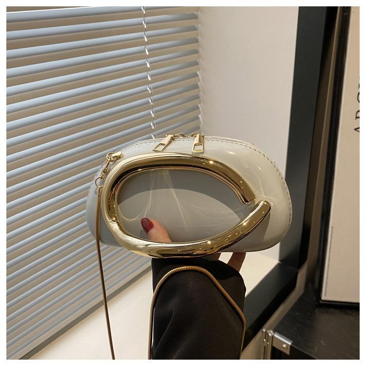 Дизайн Столкновение Цветов Личность Темперамент Мода Цепочка Кроссбоди На Плечо Маленькая Квадратная Женская Сумка