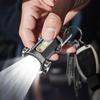 1/2/3PCS Rechargeable Keychain Flashlights 1200mAh Type-C Flashlights Keychain Hanging Keyring Camping Pocket Lamp