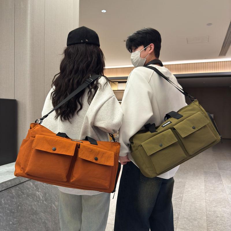 Sports and Leisure Wet and Dry Separation Fitness Bag for Traveling Large Capacity Hand Luggage Bag Can Be Put On A Lever and Shoe Bin