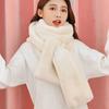 Thicken Warm Faux Fur Scarf Soft Plush Neck Protector Fashion Shawl Scarves  for Winter