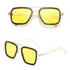 Солнцезащитные очки Железный человек Тони Старк Lentes Солнцезащитные очки Ретро солнцезащитные очки Мужские солнцезащитные очки Брендовые дизайнерские солнцезащитные очки
