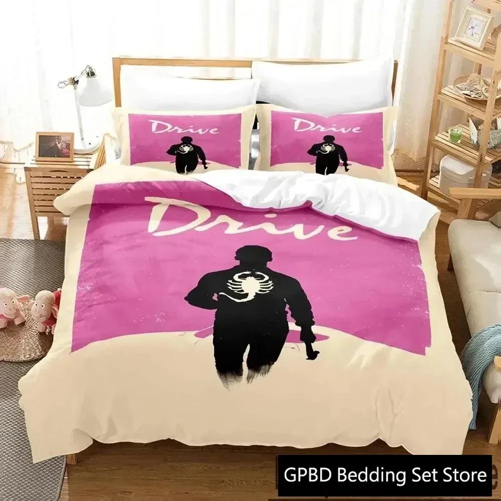 3D Принт Драйв Райан Гослинг Удобный Пуховое Одеяло Пододеяльник Наволочка Постельный Комплект Детская Спальня Декорация Домашний Текстиль