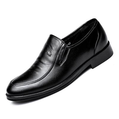 Новые весенние кожаные туфли, мужская деловая официальная одежда, мужская обувь, повседневный комплект обуви для папы среднего и пожилого возраста