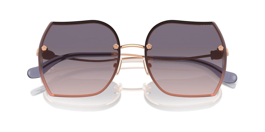 Солнцезащитные очки HC7146BD CD454 SHINY ROSE GOLD 60 [Coach] женские