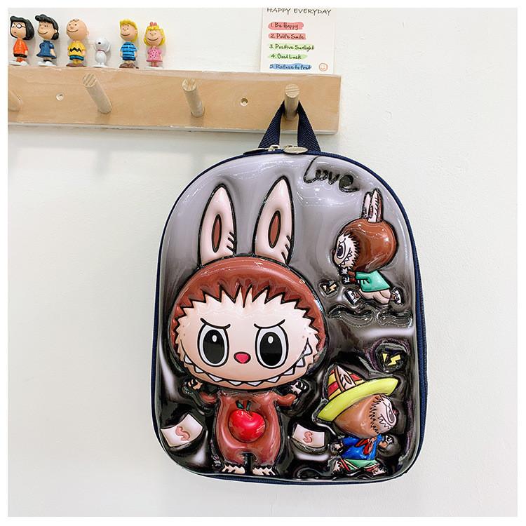 Neutral Versatile Gender Backpack For Kids With Fun Cartoon Characters For School
