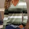 Coded Women's Fashion Women's V-Neck Long Sleeve T-Shirt